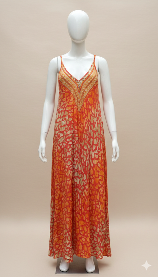 Maxi Vestido Coralia con diseño exclusivo - Talla única