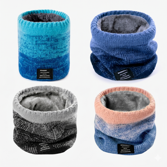 Cuellera Warm Jaspeado Bufanda de Invierno Unisex