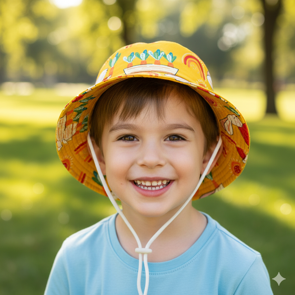 Bucket hat BunnyCarrot Amarillo