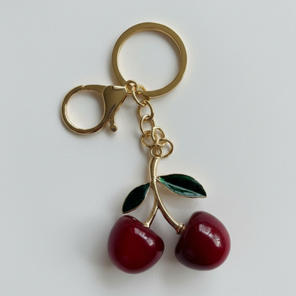 Llavero de Cereza Mini Couture para Bolso