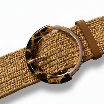 Cinturón elástico Pippa con hebilla Animal Print
