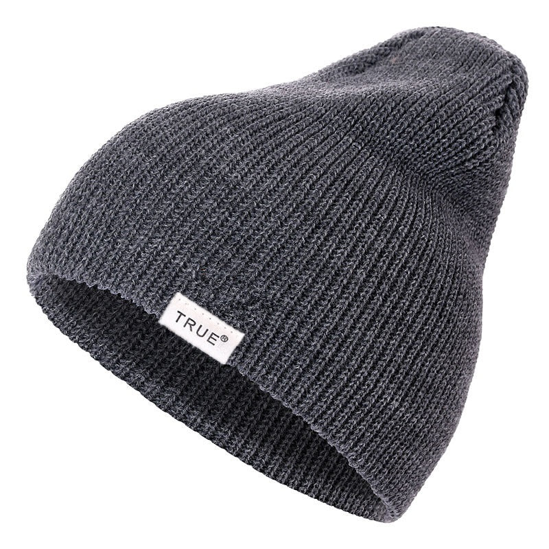 Beanie True B Gris Oscuro: Gorro Gorra Chullo