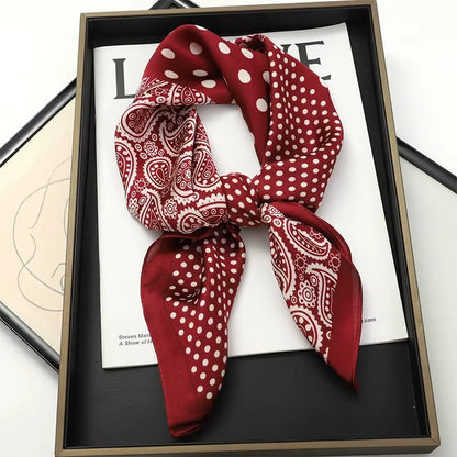 Pañoleta Bandana Pañuelo Marquise de 70x70cm | Rojo