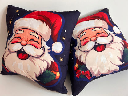 Almohada Cojín Navidad Modelo Happy Claus 45x45