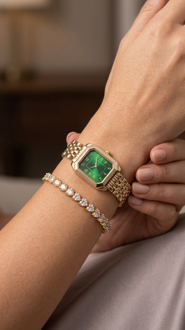 Set de Reloj y Pulsera Helia