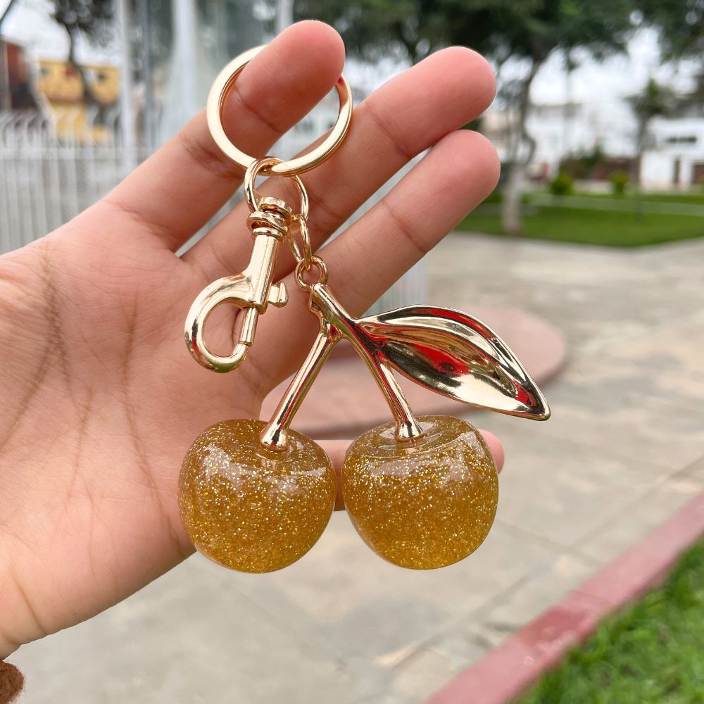 Dupe Llavero de Cereza Couture para Bolso