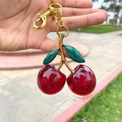Dupe Llavero de Cereza Couture para Bolso
