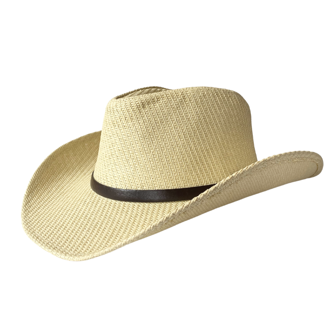 Sombrero Vaquero de Paja Country - Ivory