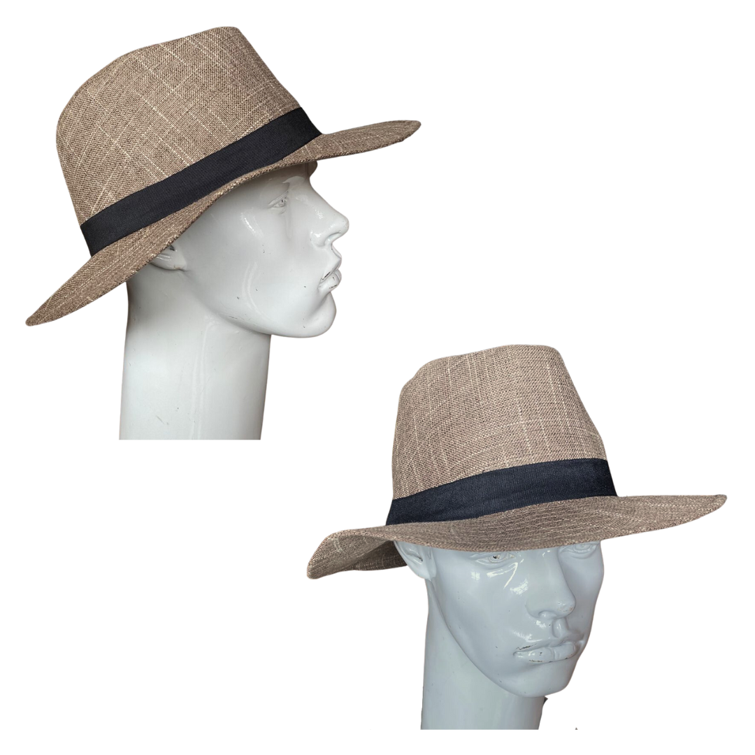 Sombrero Fedora Hombre Trilby - Khaki Diseño