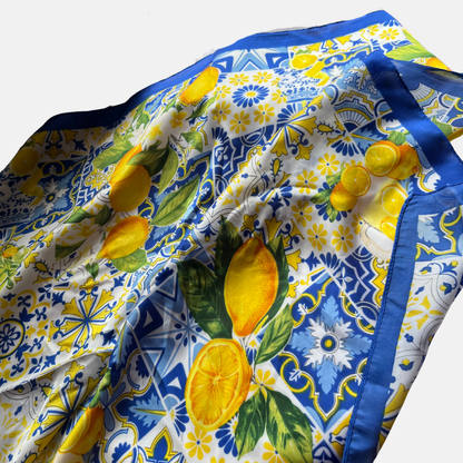 Pañoleta Bandana Pañuelo Lemonade de 70x70 cm