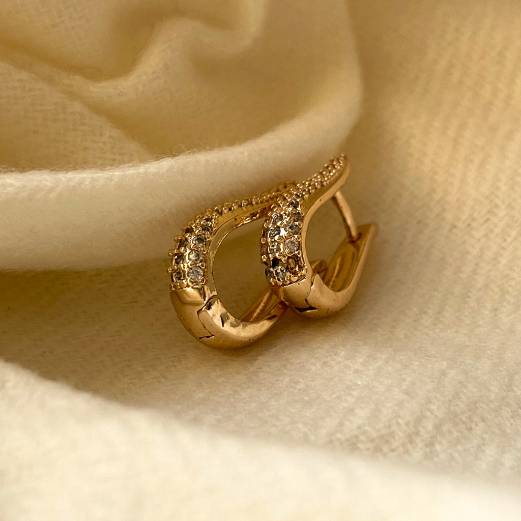 Aretes con circones Leyla