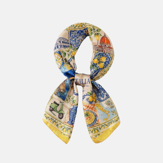 Pañoleta Bandana Pañuelo Limone de 50x50 cm