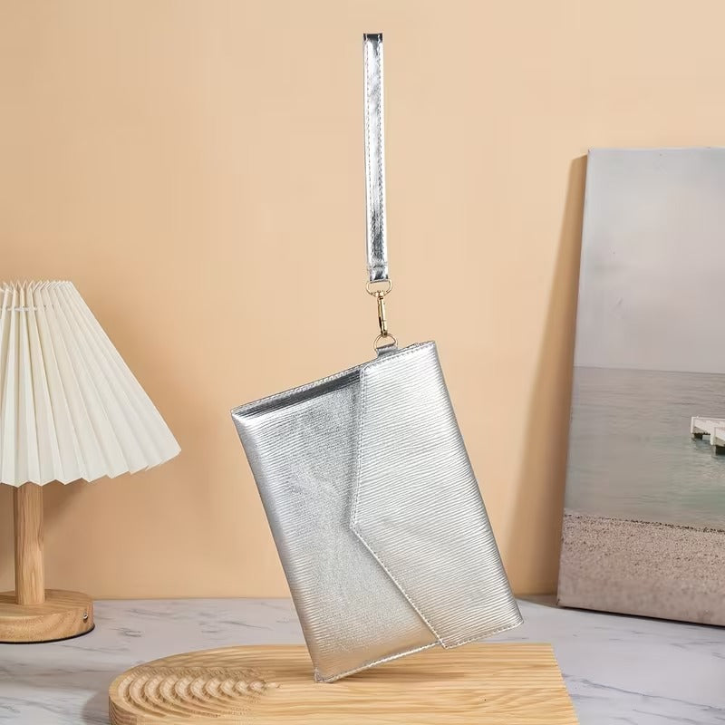 Bolso de mano Clutch Dorado Lumiere