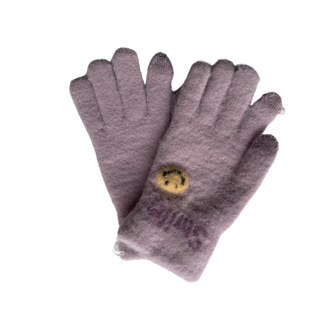 Guantes Unisex Smiley con Compatibilidad Táctil