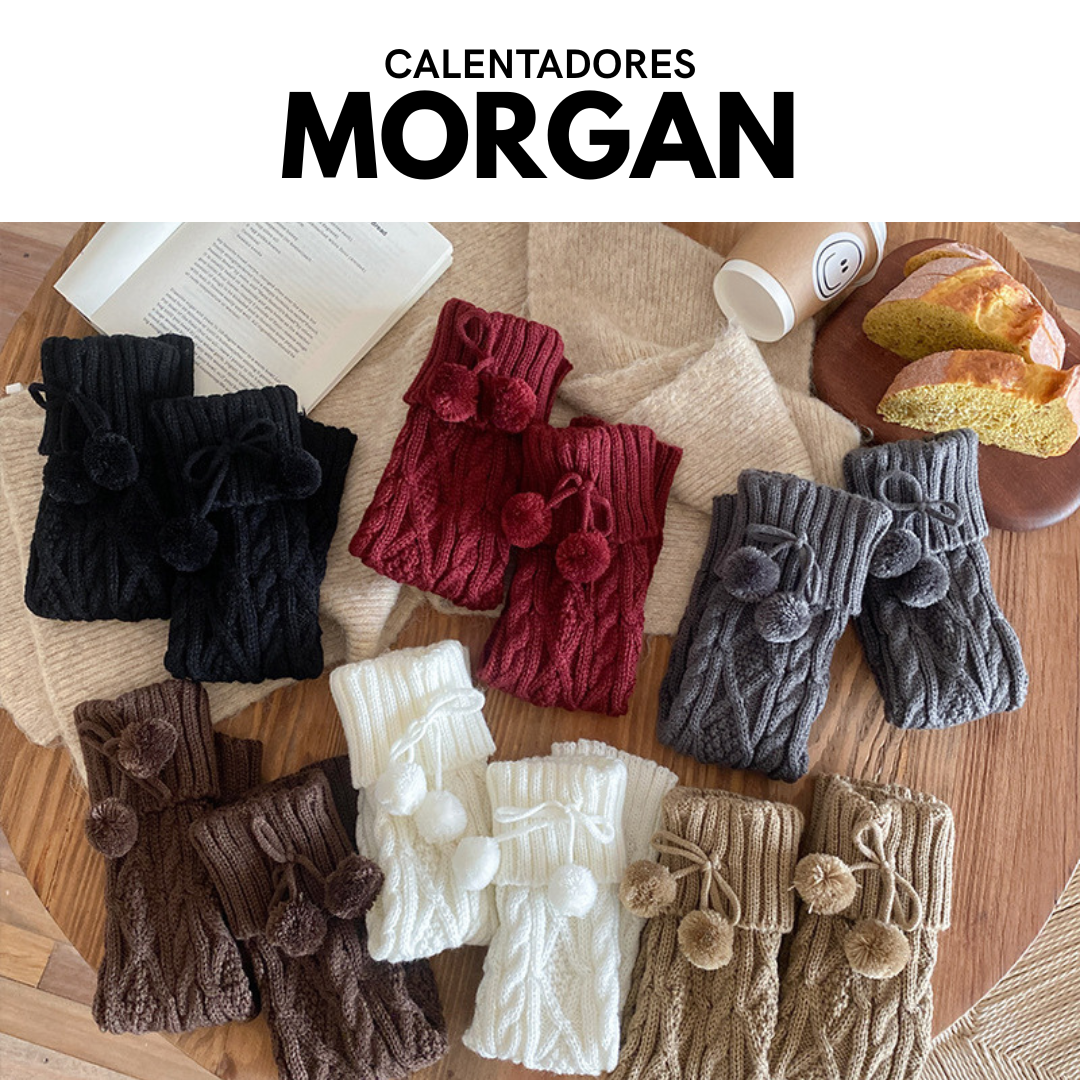 Calentadores Morgan Escarpines para pierna con pompones