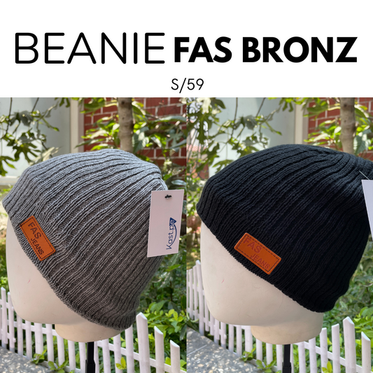 Beanie Fas Bronz Gorro Unisex con forro interno