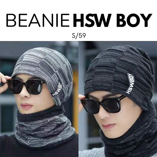 Beanie HSW Boy Gorro Jaspeado