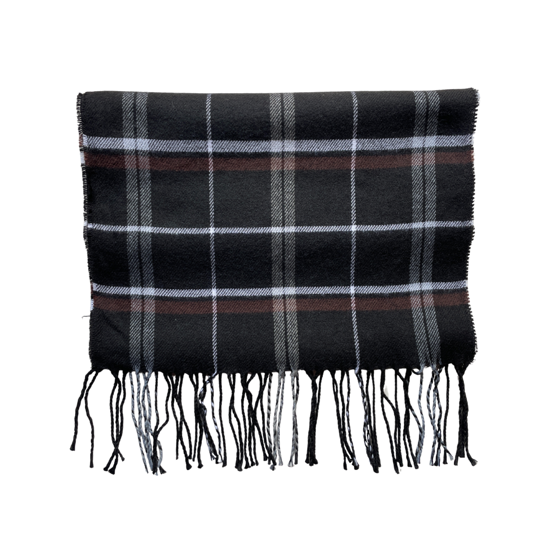 Bufanda Nadal para hombre a rayas | Negro