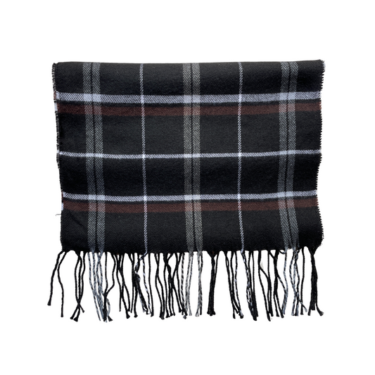 Bufanda Nadal para hombre a rayas | Negro