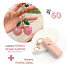 Llaveros Dúo Funcional y Chic: Cereza + Porta Labial