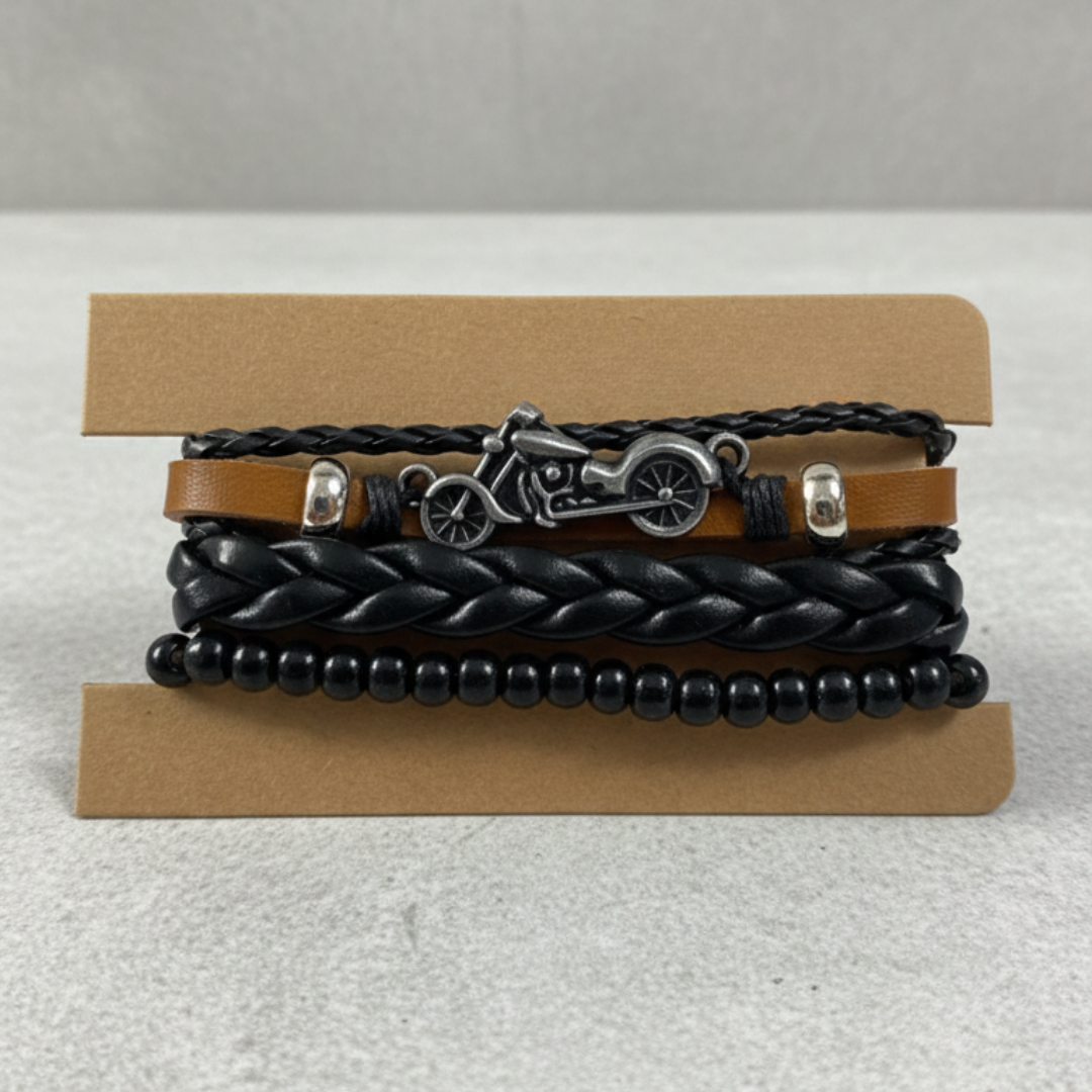 Pulsera Vintage Miguel Hombre (Pack 3 Unidades) - Cuerina