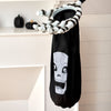 Mano Recolectora Calavera Negro para Dulces de Halloween + VELA LED