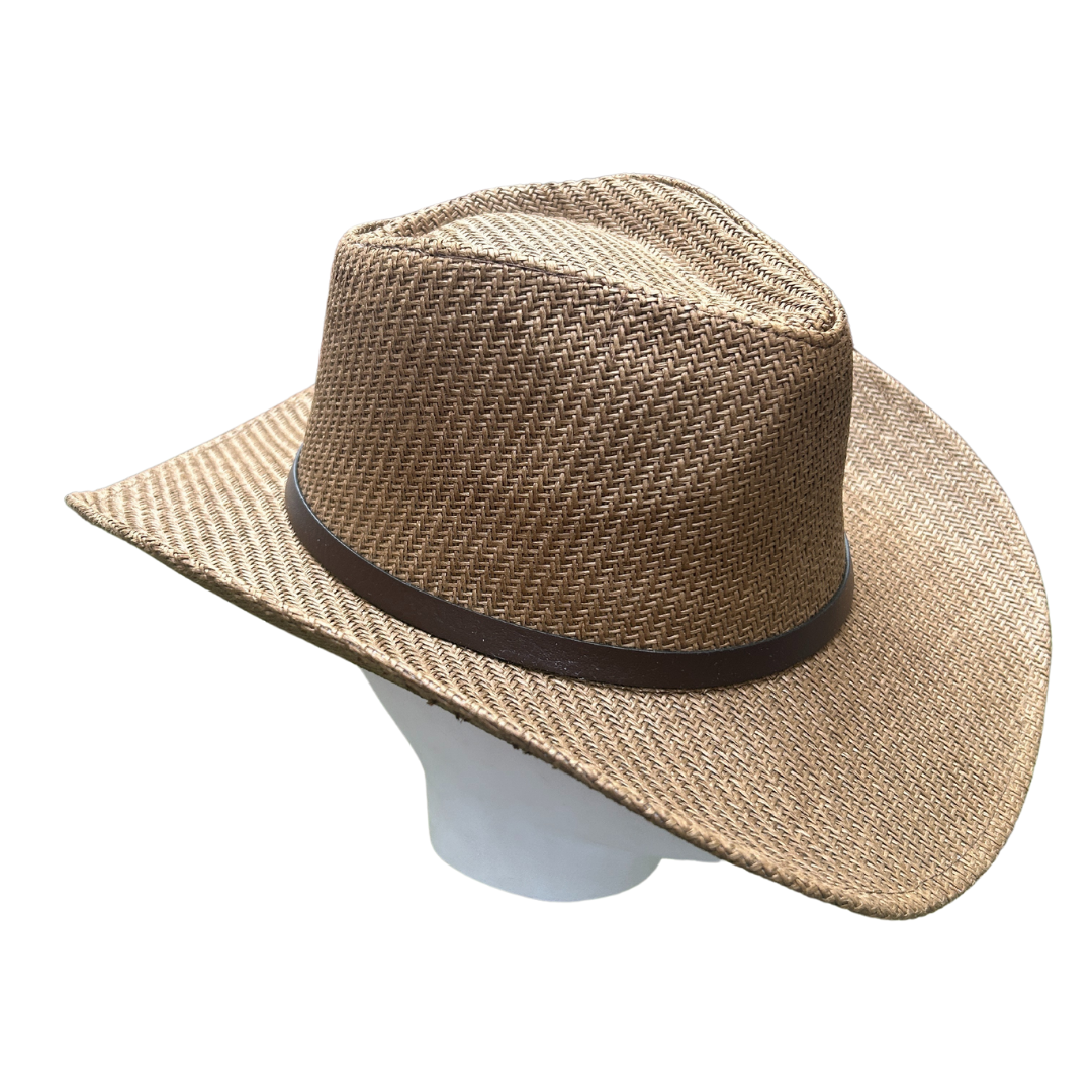Sombrero Vaquero de Paja Country - Marrón