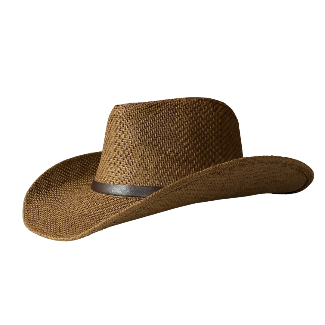Sombrero Vaquero de Paja Country - Marrón