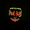 Mascara LED para halloween 2023🎃 / AMARILLO Y NARANJA