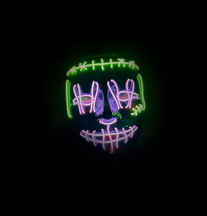 Mascara LED para halloween 2025🎃 / Colores variados