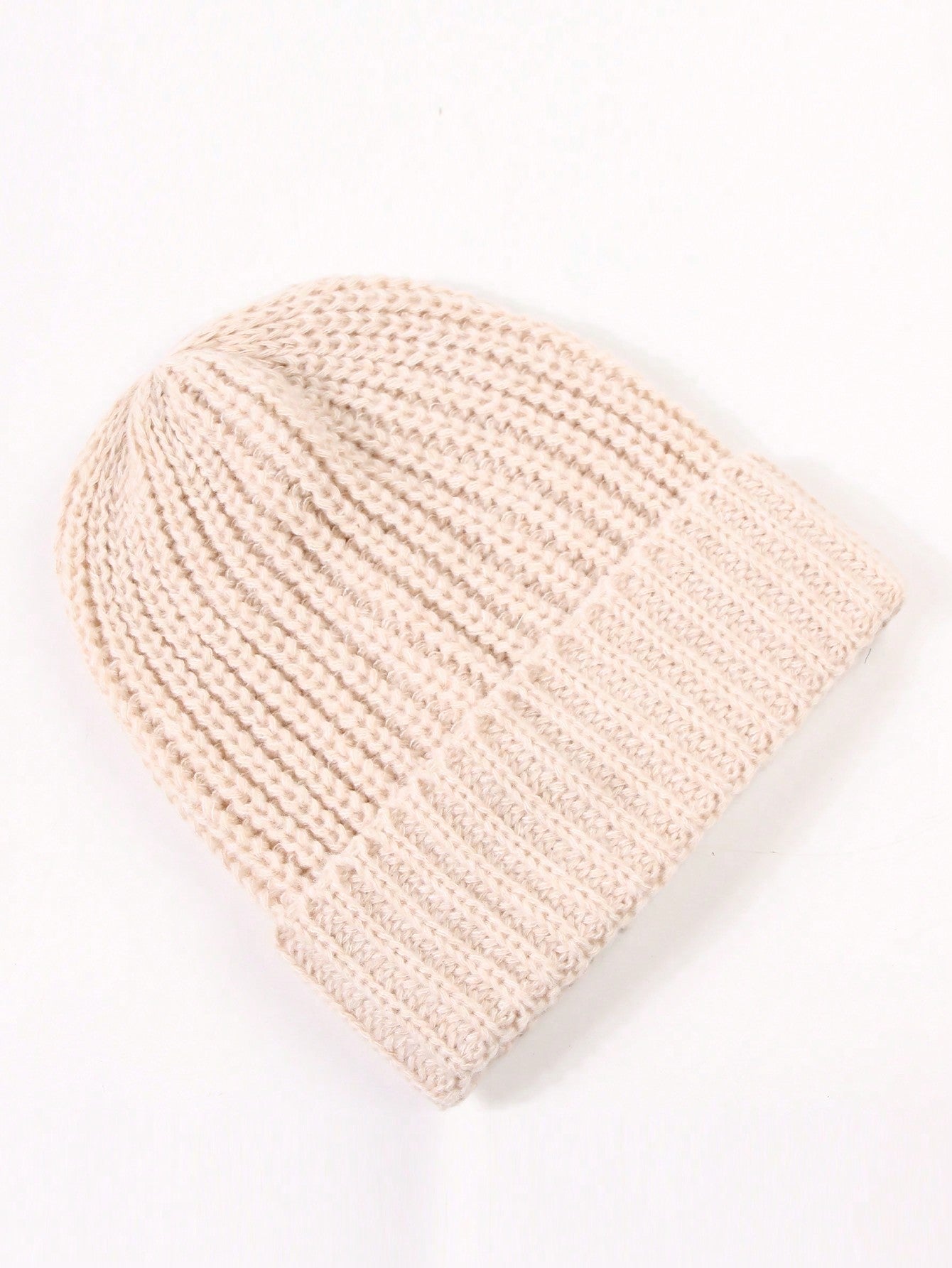 Beanie Shantall Crema Chullo Gorro Mujer Estilo Holgado