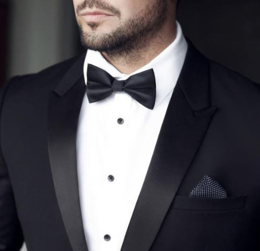 Set de Tirantes Ajustables y Corbata Michi Elegante - Negro