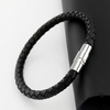 Pulsera Minimalista Para Hombre Con Imán - Negro