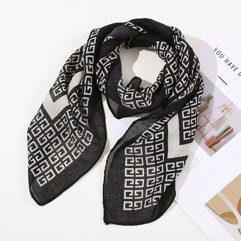 Pañoleta Bandana Pañuelo Minimal 70x70cm