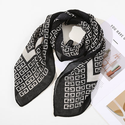 Pañoleta Bandana Pañuelo Minimal 70x70cm