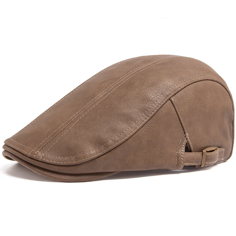 Boina Mister cuero PU con correa regulable