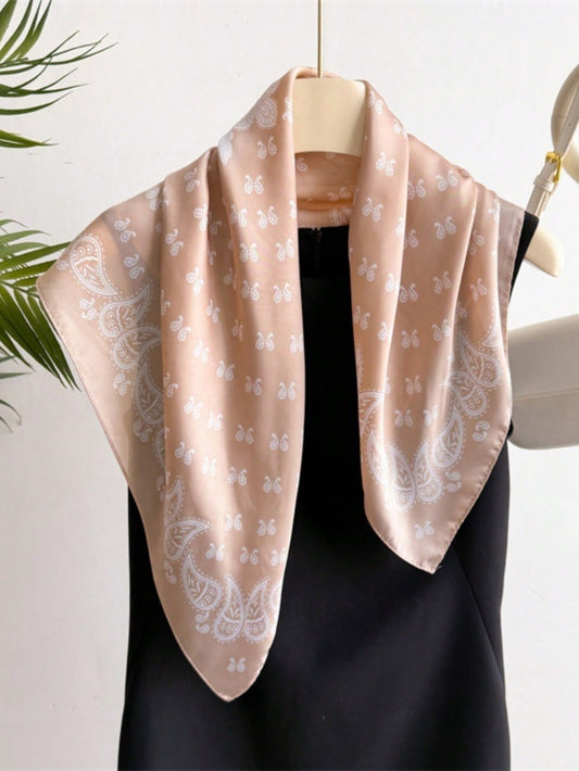 Pañoleta Bandana Pañuelo Moka de 70x70 cm