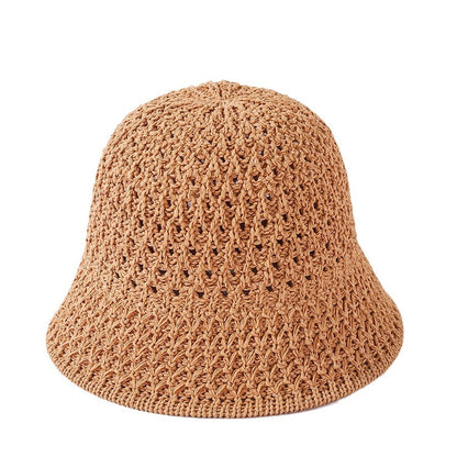 Sombrero Bucket de Playa Tejido para Mujer Monroe