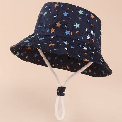 Bucket hat Ali 52cm: Gorro para niños con diseño de estrellitas de 2 a 5 años