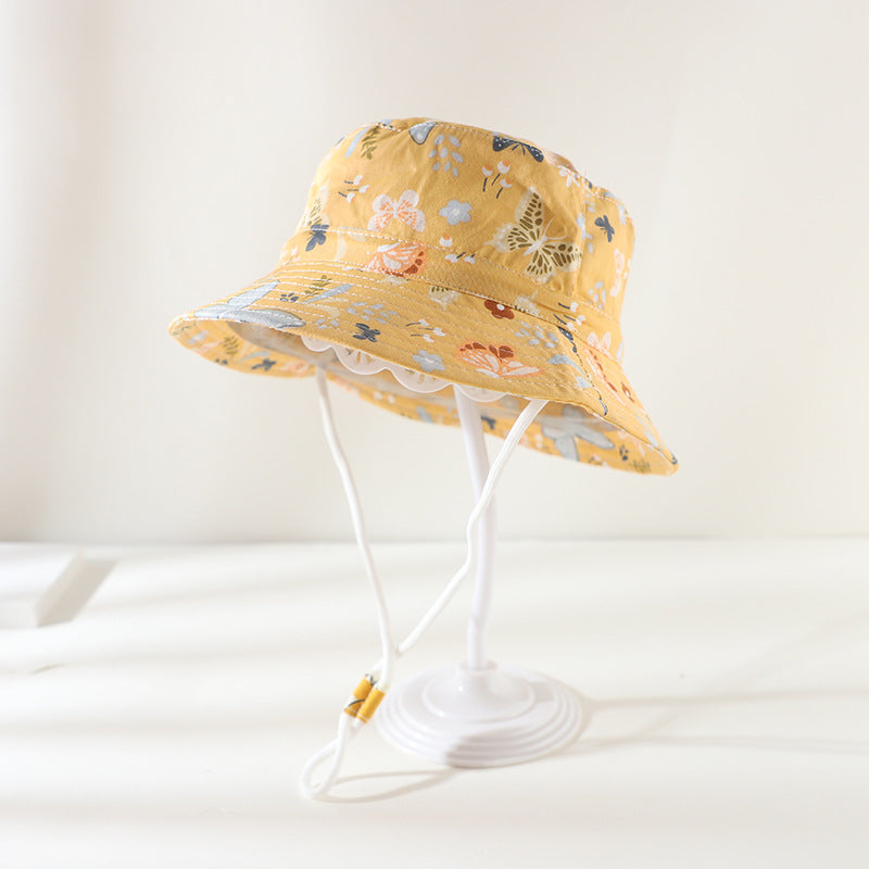 Bucket hat Valentina 54cm Amarillo Bebé: Gorro para niñas 3 a 5 años