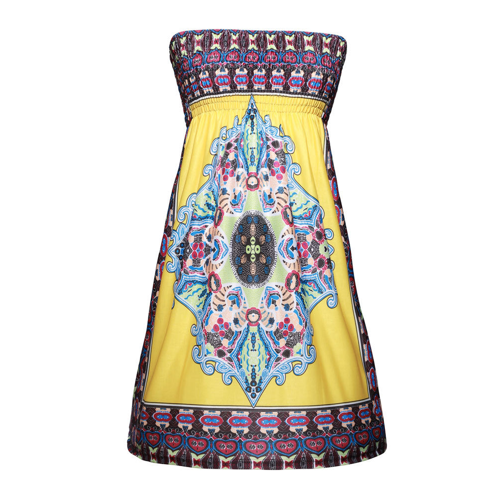 Salida de playa Vestido Rachel Multicolor - Talla L