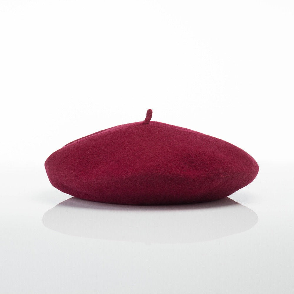 Boina Francesa de Lana para Mujer | Burgundy