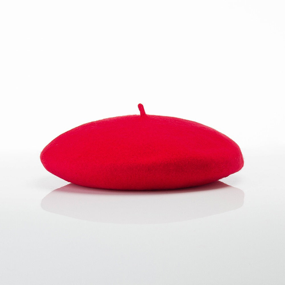 Boina Francesa de Lana para Mujer | Rojo