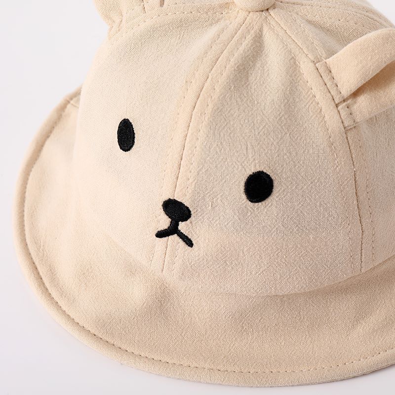 Sombrero Osito Orejón 52cm para Bebé de 9 meses a 2 años - Beige