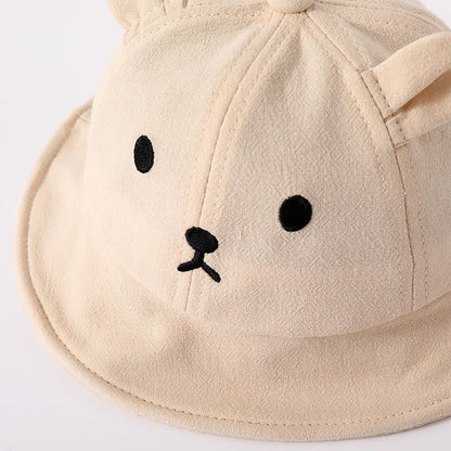 Sombrero Osito Orejón 52cm para Bebé de 9 meses a 2 años - Beige