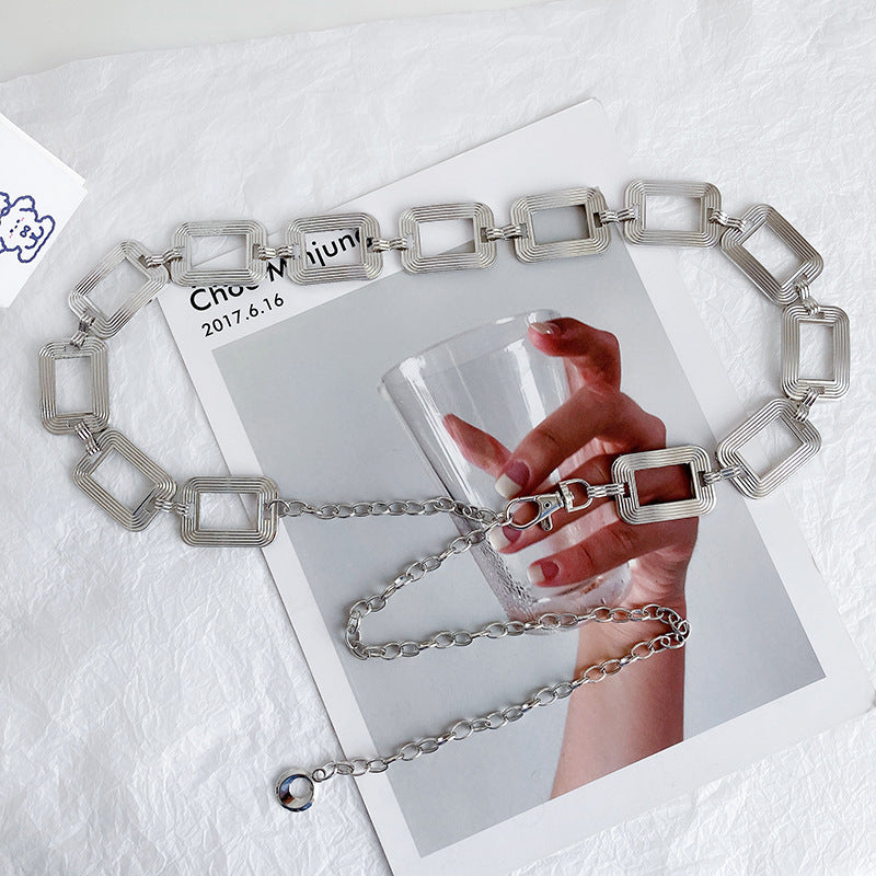 Correa Donatella de eslabones rectangulares para Mujer