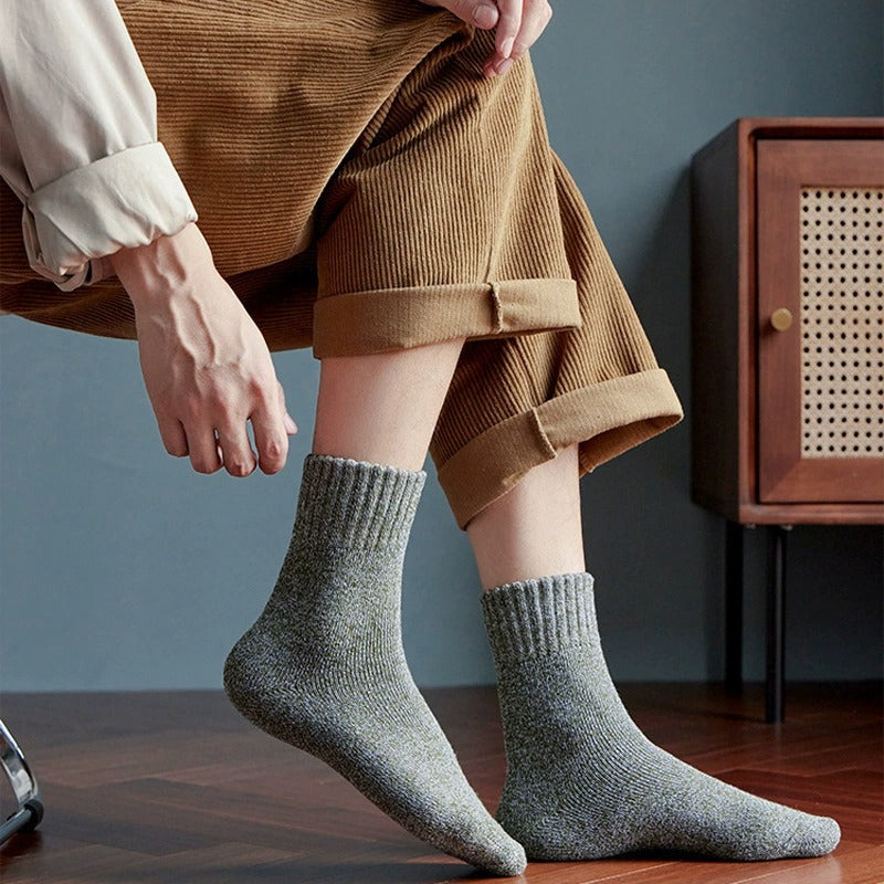 Medias térmicas para invierno de lana merino