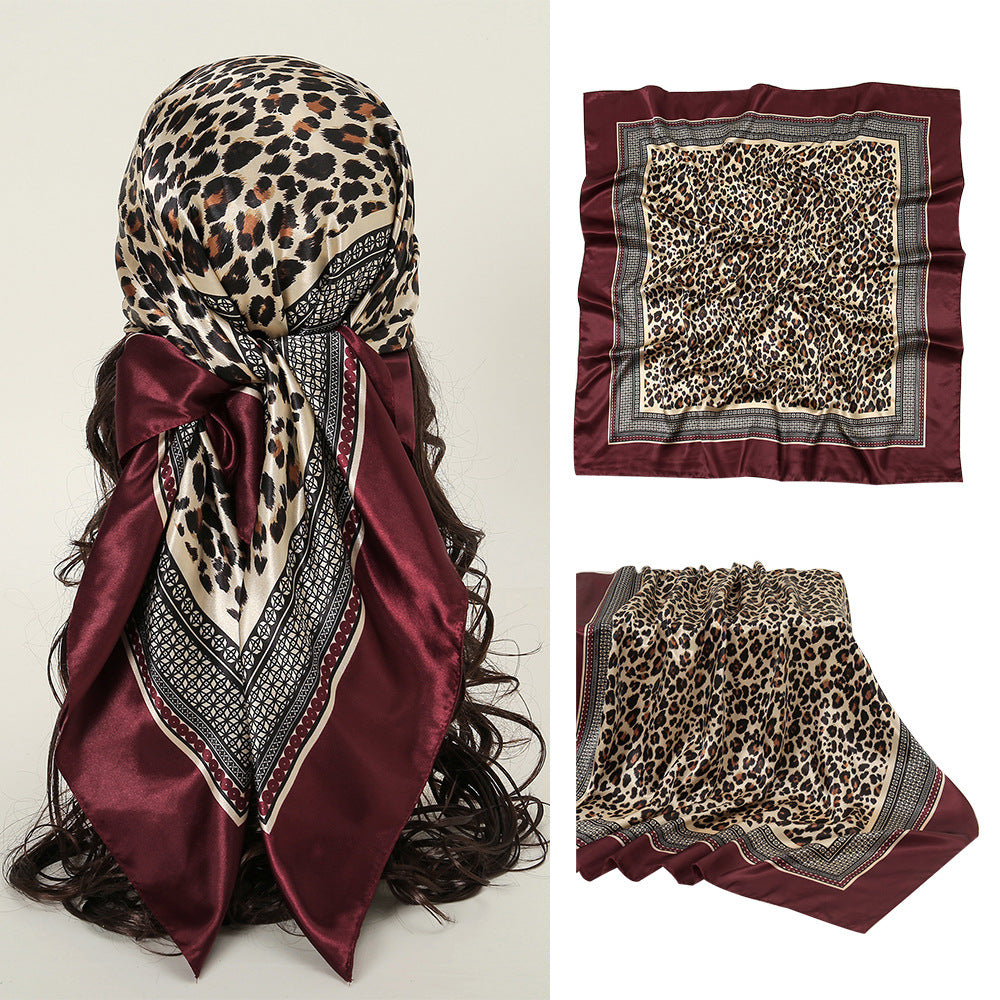 Pañoleta Bandana Pañuelo Wine de 90x90cm