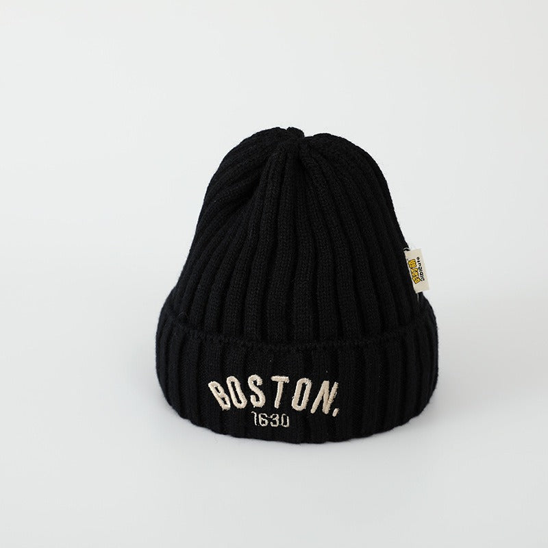 Beanie Boston para bebé (9-24 meses) 48cm a 52 cm  | Negro