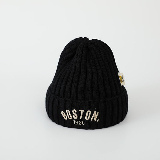 Beanie Boston para bebé (9-24 meses) 48cm a 52 cm  | Negro